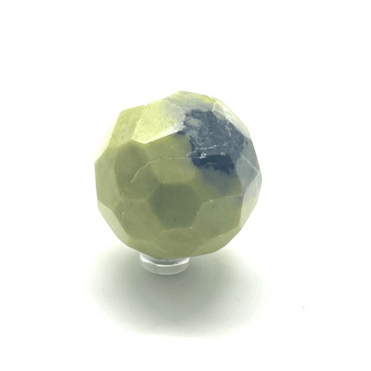 Serpentine Faceted Sphere