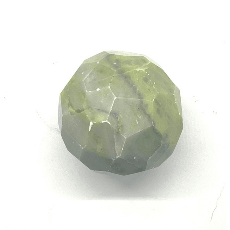 Serpentine Faceted Sphere