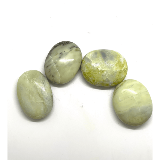 Medium Serpentine Palm Stone