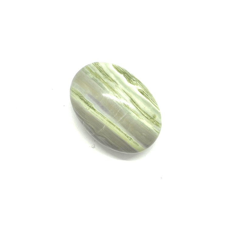 Large Serpentine Palm Stone