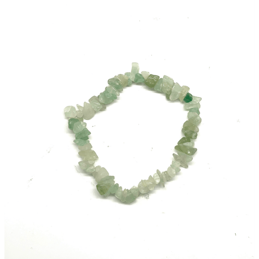 Green Aventurine Chip Bracelet