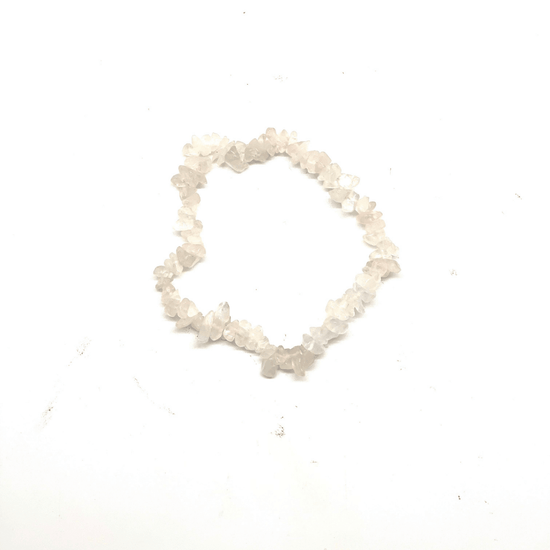 Rose Quartz Chip Bracelet