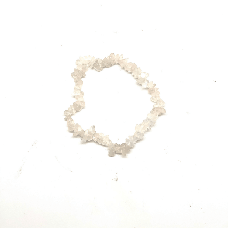 Rose Quartz Chip Bracelet