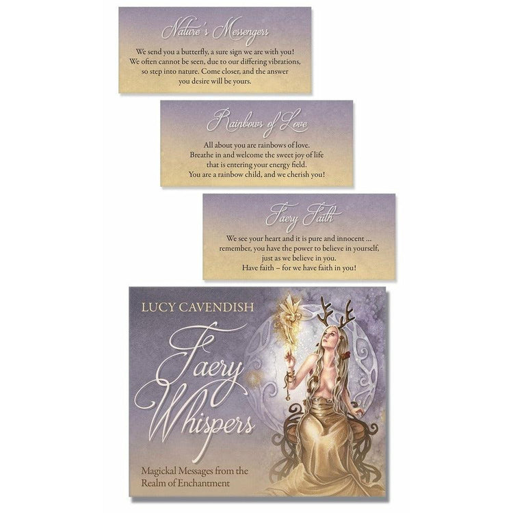 Rosy Brown Faery Whispers Affirmation Deck