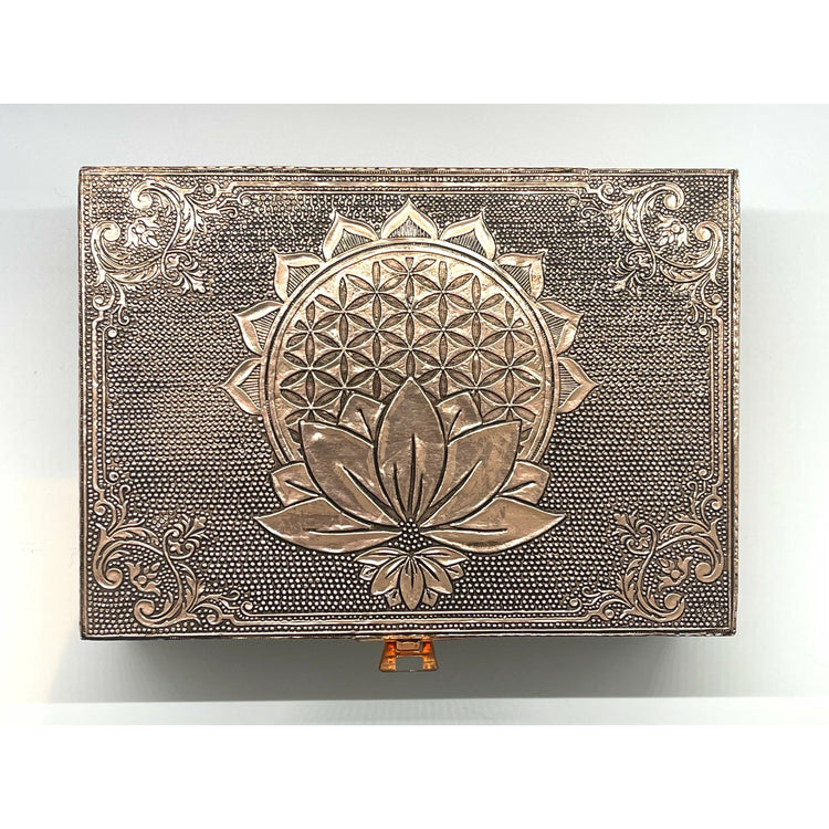 Lotus Flower & Flower of Life Box: Multiple Designs And Variations