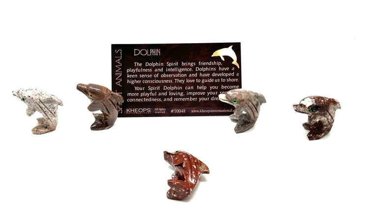 Dolomite Spirit Animals Part 2 (Owl, Horse, Elephant, Dolphin, Turtle)