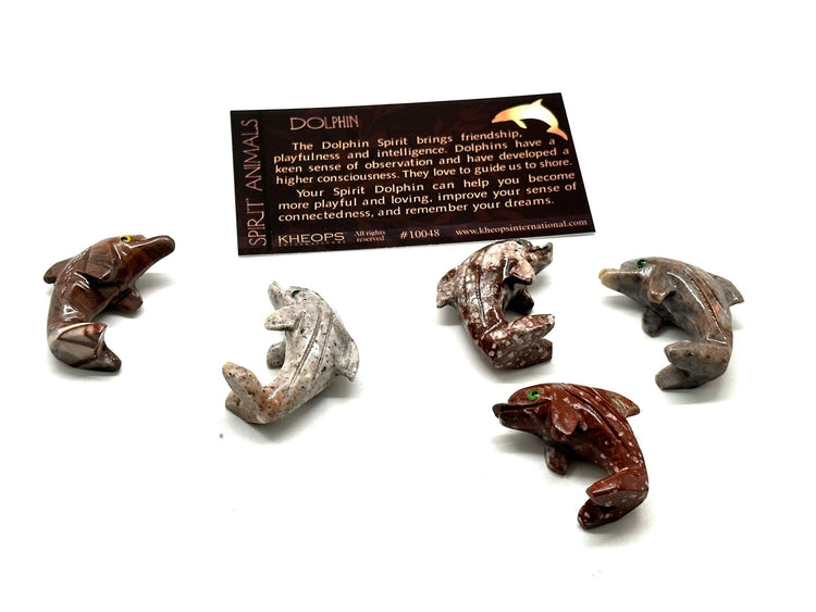 Dolomite Spirit Animals Part 2 (Owl, Horse, Elephant, Dolphin, Turtle)