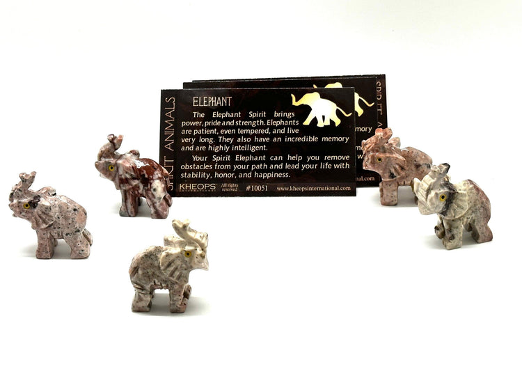 Dolomite Spirit Animals Part 2 (Owl, Horse, Elephant, Dolphin, Turtle)
