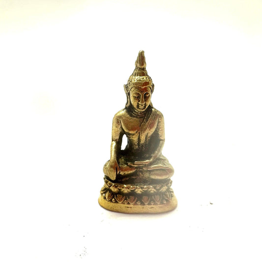 Shakayamuni Buddha brass figurine