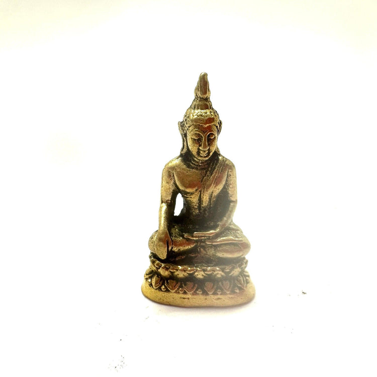 Shakayamuni Buddha brass figurine