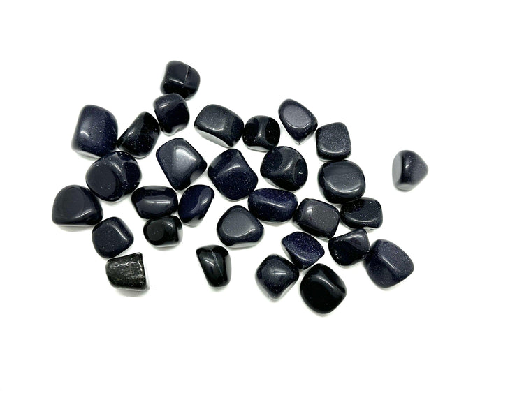 Blue GoldStone Tumbled Stone