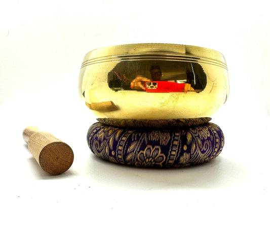 Tibetan Singing Bowl Set: Wheel of Life
