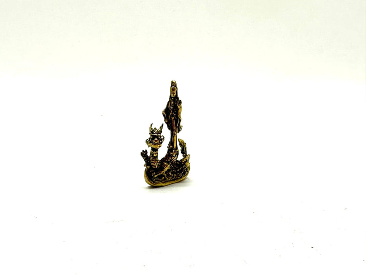Kuan Yin Mini Brass Figurine