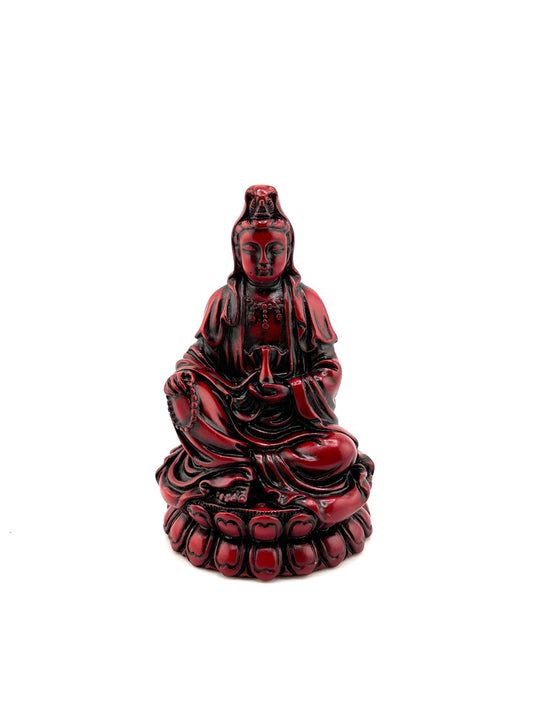 Meditating Quan Yin Redstone