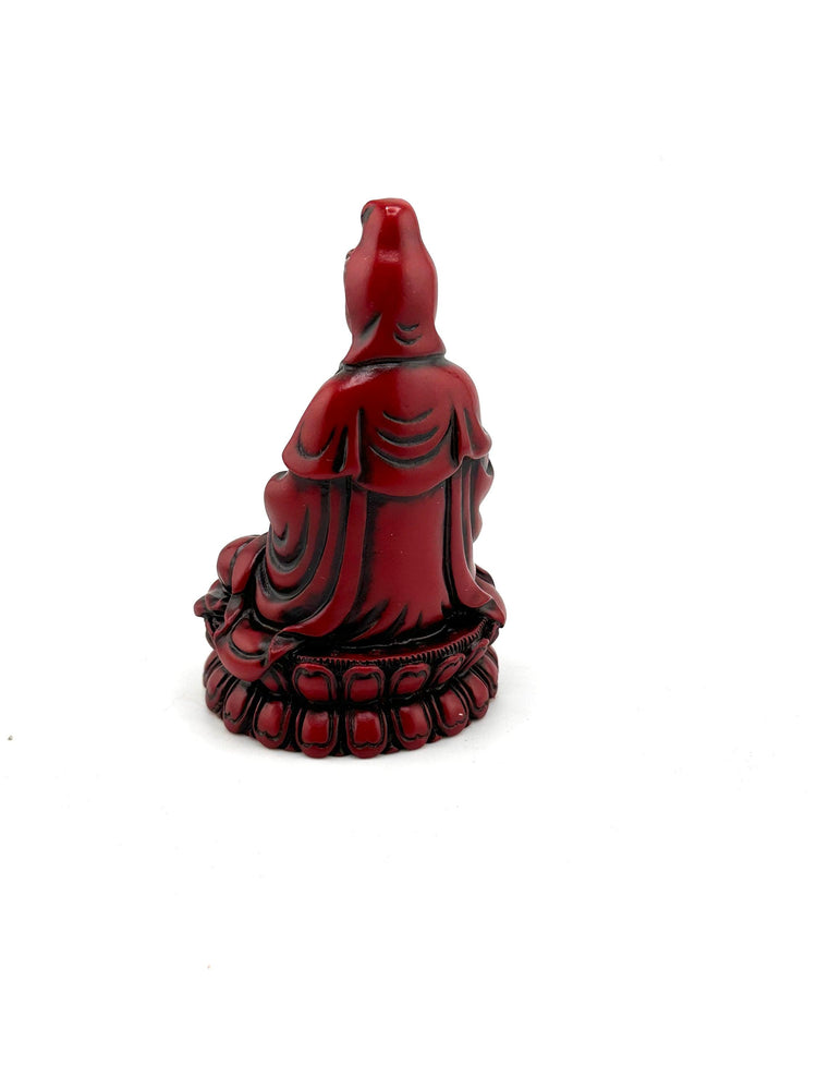 Meditating Quan Yin Redstone