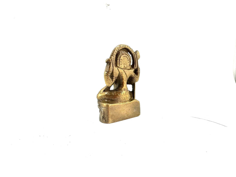Shiva 3"H 1.5"W Brass figurine
