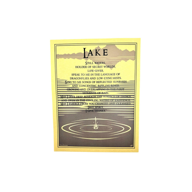 Lake Prayer Poster