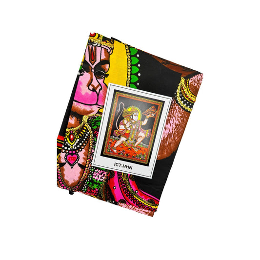 Hanuman hand painted tapestry