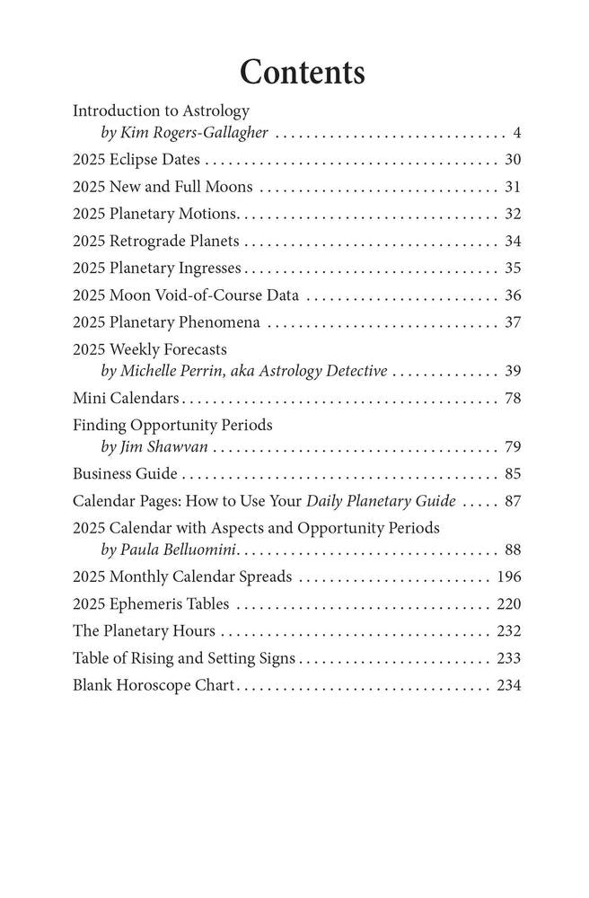 Llewellyn's 2025 Daily Planetary Guide