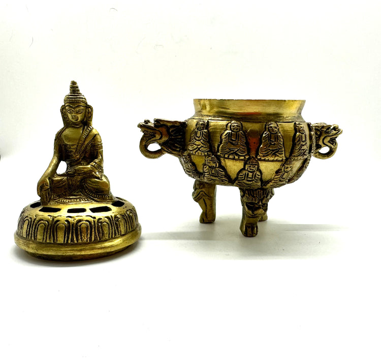 Burner: Tibetan Solid Brass