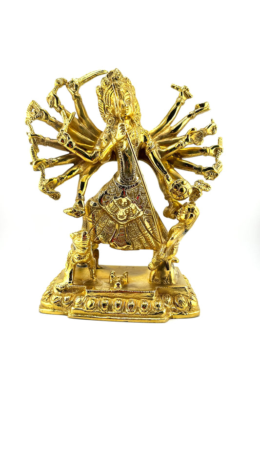 Goddess Kali Solid Brass Statue
