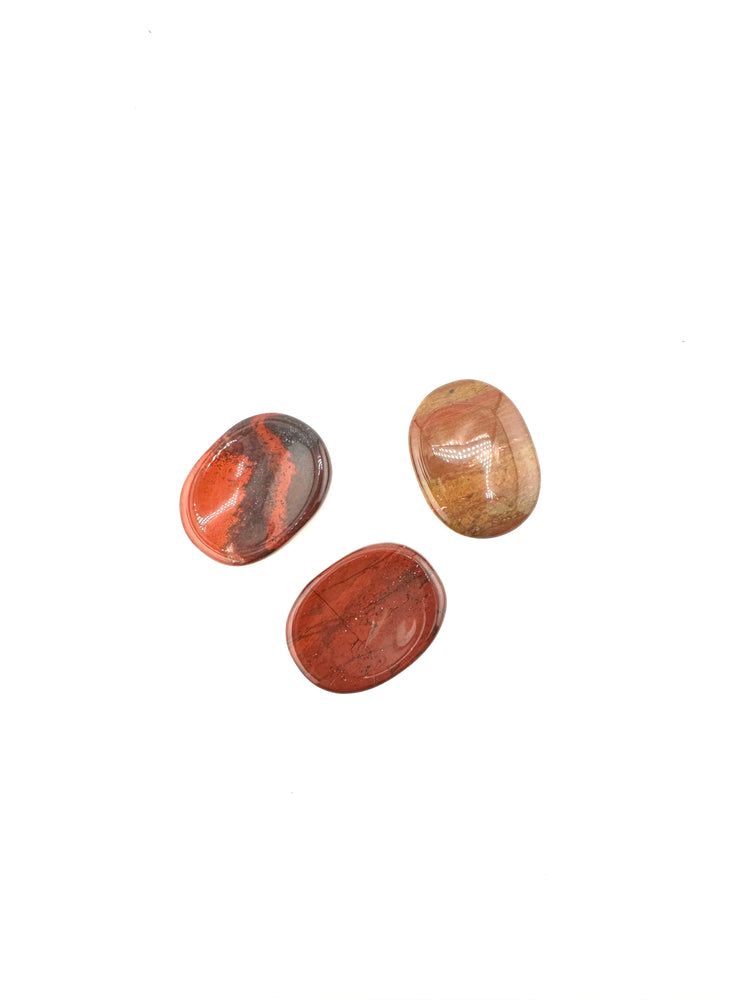 Red Jasper Worry Stone