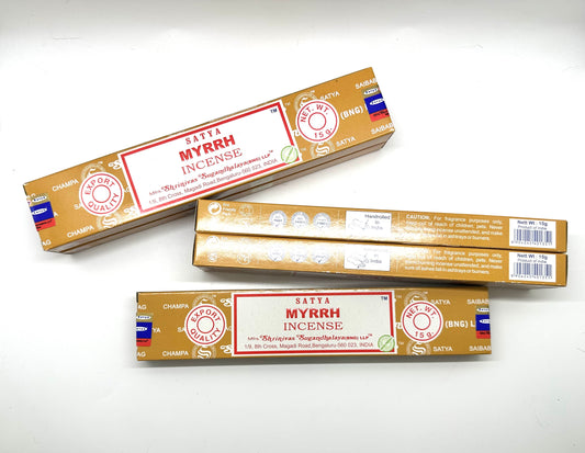 Satya Incense Sticks : Myrrh