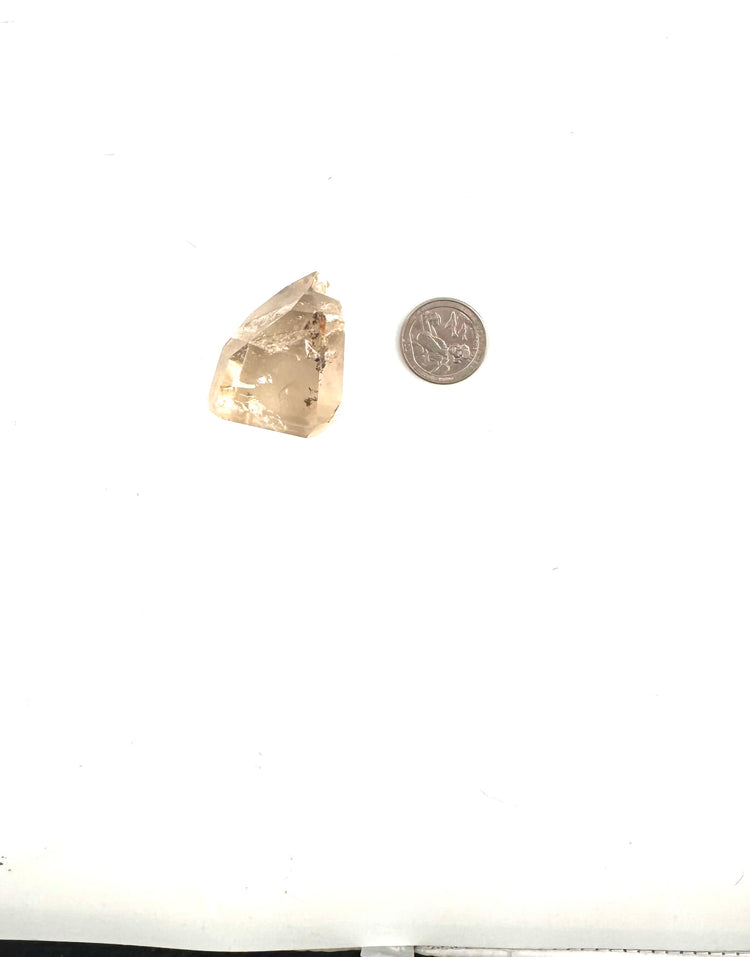 Point: Polished Quartz With Inclusion Points, Flat Bottom