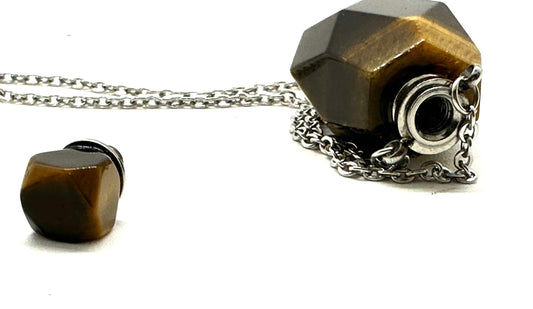 Potion Bottle Necklace: Tiger's Eye