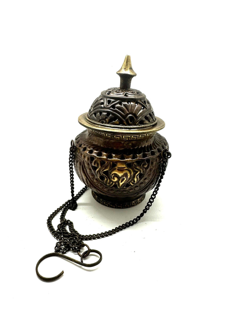 Tibetan Hanging Censer Burner Antique