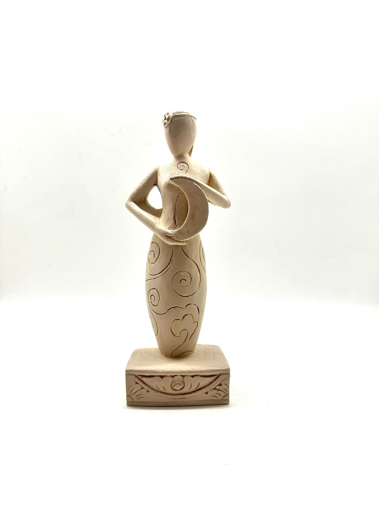 Gypsum Cement Figurine Moon Goddess statue figurine
