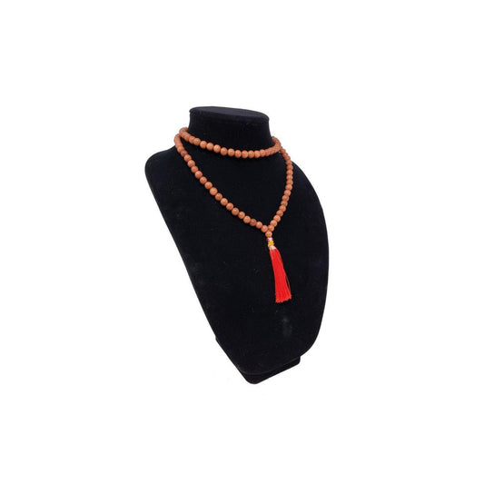 Mala: Red Goldstone Gemstone Necklace/Prayer Mala (108 beads)