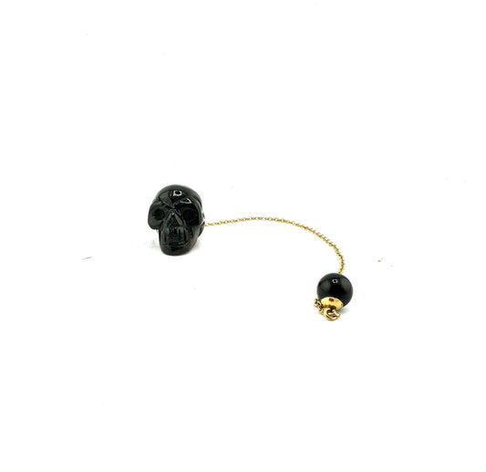 Pendulum: Skull Black Onyx