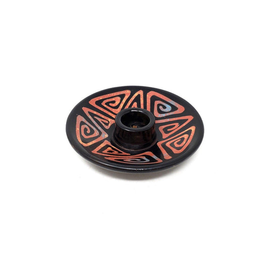 Peruvian Ceramic Burner Handmade 5" D