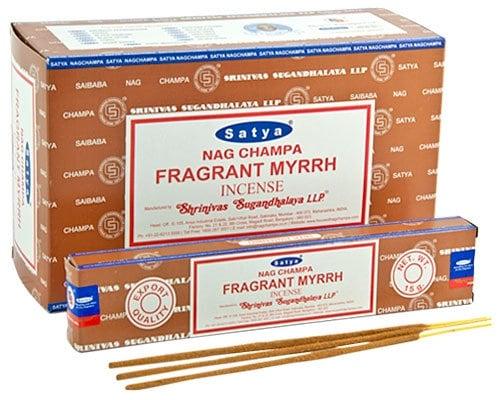 Satya Incense Sticks: Fragrant Myrrh