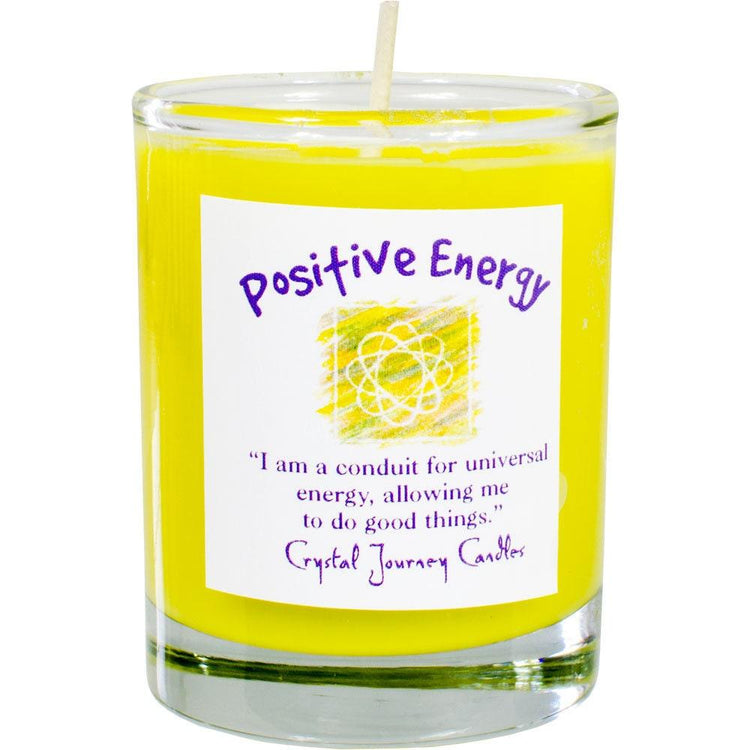 Soy Herbal Filled Votive Positive Energy