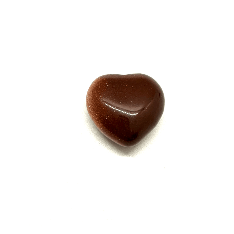 Goldstone Heart Tumbled Stone