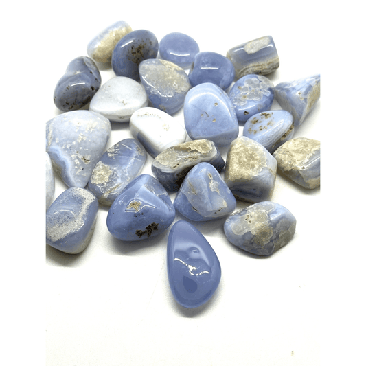 Blue Lace Agate Tumbled Stone