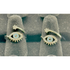 Evil Eye Silver Plated Ring