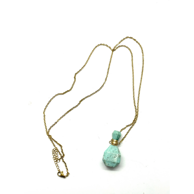 Turquoise Potion Bottle Necklace