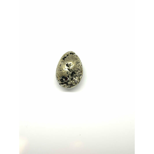 Beige Pyrite Egg