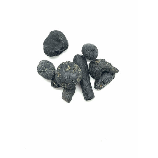 Dark Slate Gray Tektite Raw