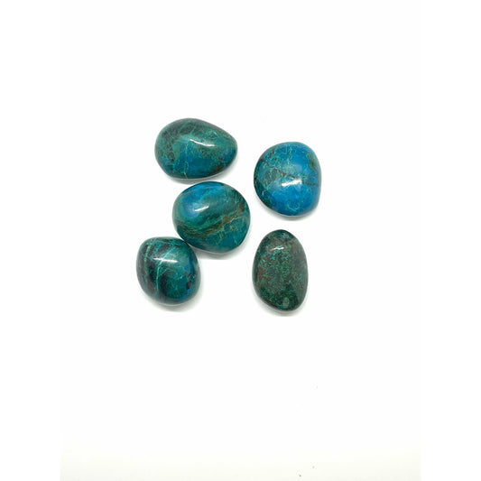 Sea Green Chrysocolla Tumbled Stone