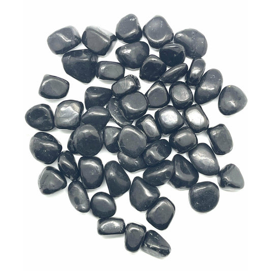 Dark Slate Gray Shungite Tumbled Stone