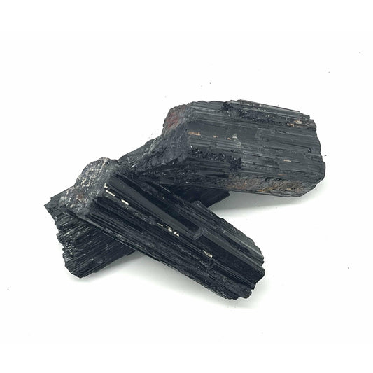 Dark Slate Gray Black Tourmaline Log