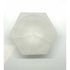 Light Gray Selenite Hexagon Bowl