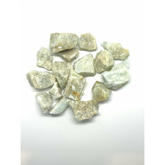 Light Gray Aquamarine Raw Stone