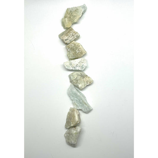 Light Gray Aquamarine Raw Stone