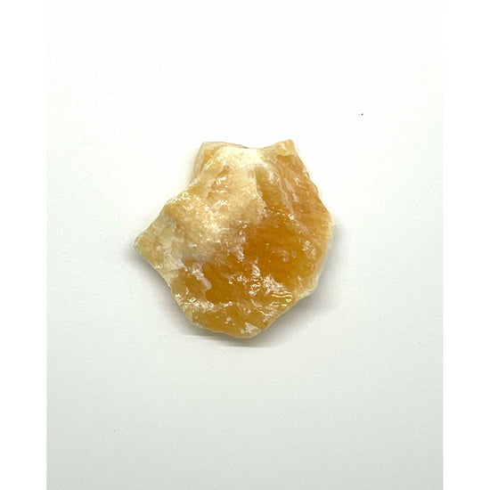 Beige Orange Calcite Raw Stone