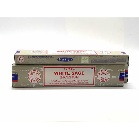 Light Gray Incense: Satya White Sage